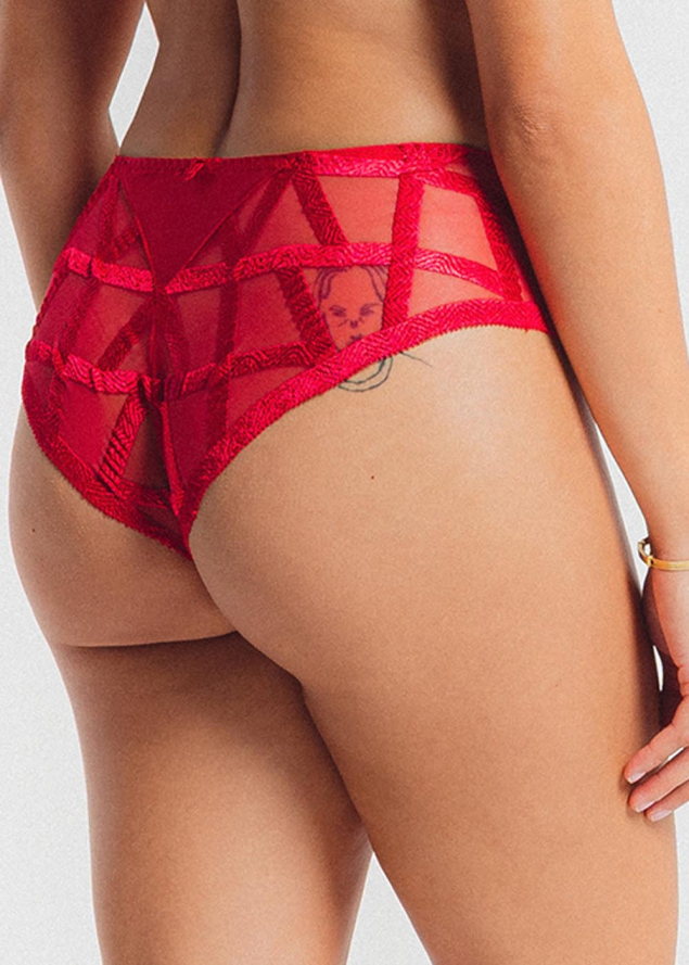 Shorty Louisa Bracq Rouge  Lvre